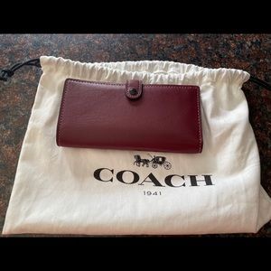 Coach 1941 Trifold Long Leather Wallet